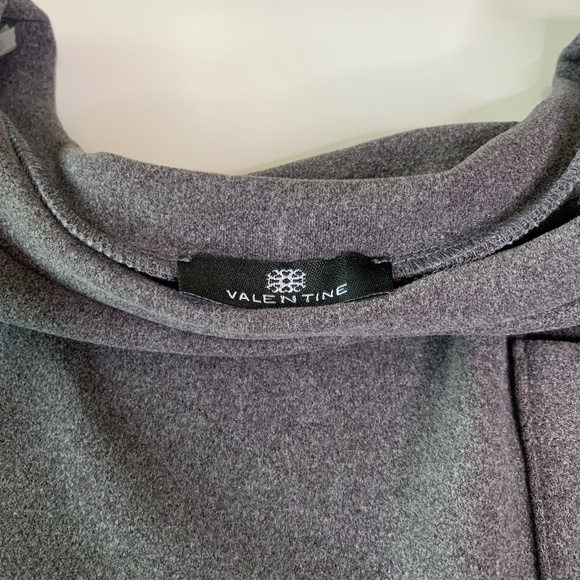 Gray Oversized Sweater Drawstring Hem NEW - Picture 4 of 5